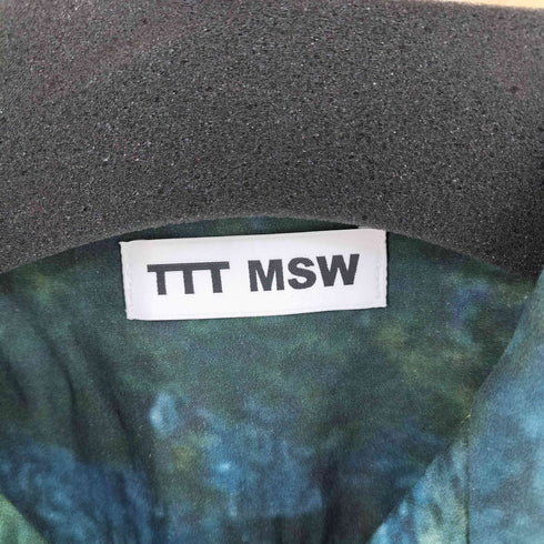 ティーモダンストリートウエア TTT_MSW ONLINE LIMITED COLLECTION 総柄開襟シャツ メンズ JPN:1