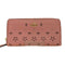 コーチ COACH 花柄 パンチングレザー 長財布 レディース