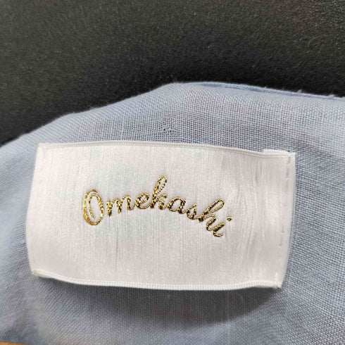 オメカシ omekashi フリルギャザー リネンワンピース レディース FREE