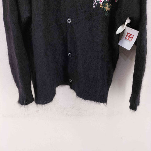 ダイリク DAIRIKU 21AW 別注 EX Flower Cross Embroidery モヘアカーディガン メンズ ONE SIZE