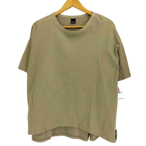 トラバイユマニュアル TRAVAIL MANUEL ミディ天竺 バックフレアTシャツ レディース