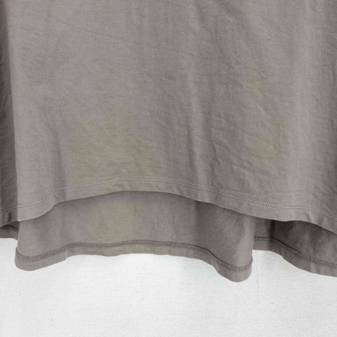 トラバイユマニュアル TRAVAIL MANUEL ミディ天竺 バックフレアTシャツ レディース