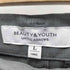 ビューティーアンドユースユナイテッドアローズ BEAUTY & YOUTH UNITED ARROWS リネンライククロップドフレアパンツ レディース L