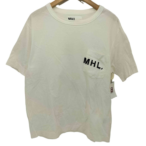 エムエイチエル MHL. PRINTED COTTON JERSEY T-SHIRT メンズ L