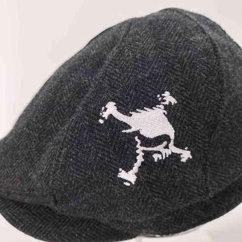 オークリー OAKLEY スカル刺繍 ウールハンチング メンズ