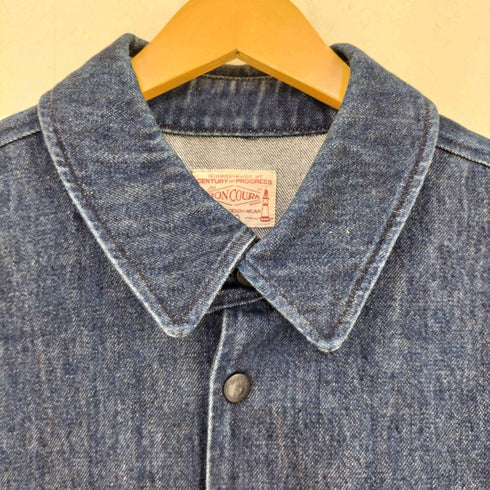 BONCOURA デニムコーチジャケット チンストラップ メンズ 40