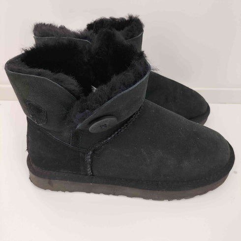 アグ UGG W BAILY BUTTON/BLK ムートンブーツ レディース 25
