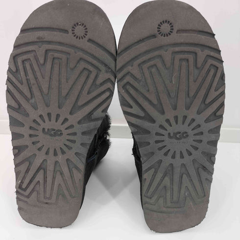 アグ UGG W BAILY BUTTON/BLK ムートンブーツ レディース 25