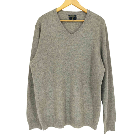 クラブルーム CLUB ROOM カシミヤ100 Vネックニット メンズ JPN:XL