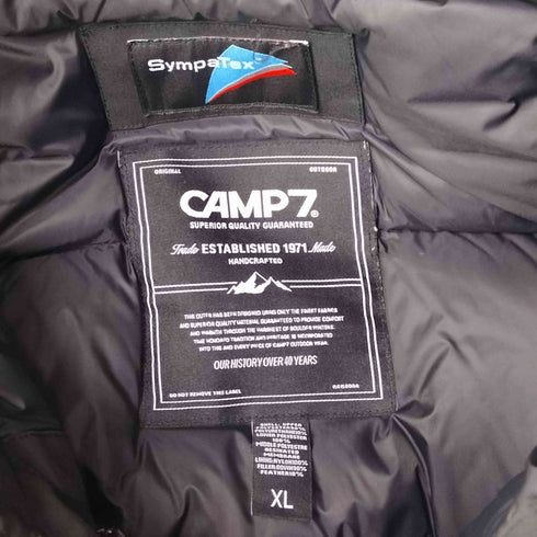 キャンプセブン CAMP7 SYMPATEX DOWN JACKET シンパテックスダウンジャケット メンズ import:XL