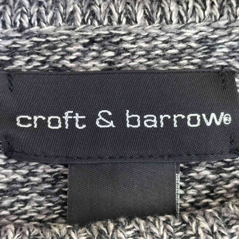 クラフトアンドバロー Croft&Barrow 90s ラグラン メランジコットンニット メンズ import:L