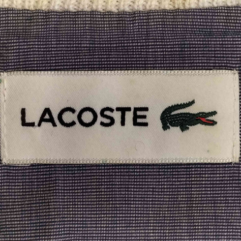 ラコステ LACOSTE ワンポイント ドライバーズニット メンズ import:XL