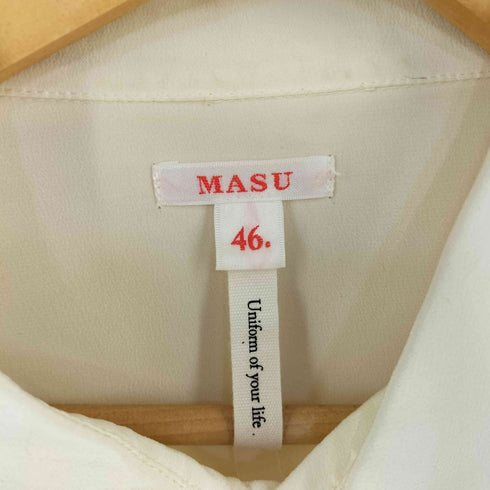 エムエーエスユー MASU 19AW LAYERED SILK SHIRTS メンズ JPN:46
