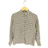 アクアスキュータム AQUASCUTUM 英国製 ギンガムチェック ダブルポケット L/S シャツ レディース 32 81CM