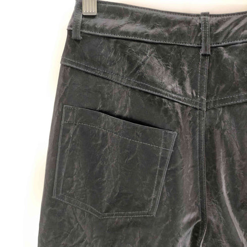 プランクプロジェクト PRANK PROJECT Multi Fabric Faux Leather Pants レディース 36