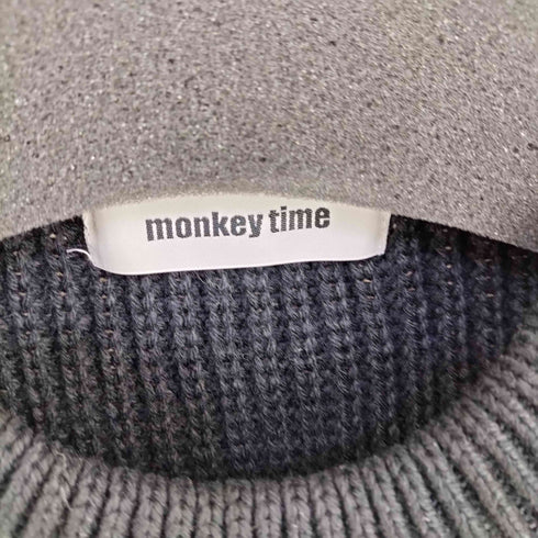 モンキータイム MONKEY TIME PE AZE SIDE ZIP CN ニット メンズ JPN:XL