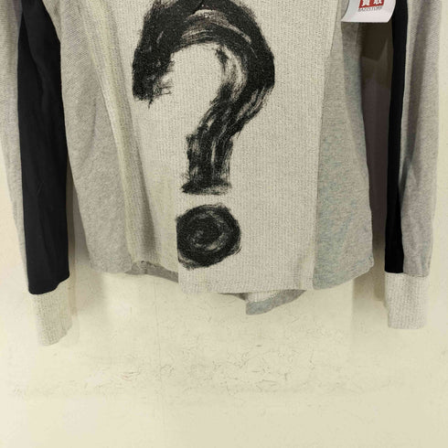 デシグアル Desigual アシンメトリー 疑問符デザイン クルーネックシャツ レディース import:L