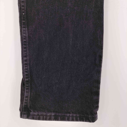 ラングラー Wrangler メキシコ製 後染め ブラックデニムパンツ メンズ 34×32
