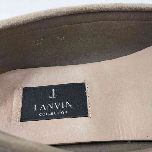 ランバンコレクション LANVIN COLLECTION 22AW チェーンモチーフ モカシン オークスエード レディース JPN:24