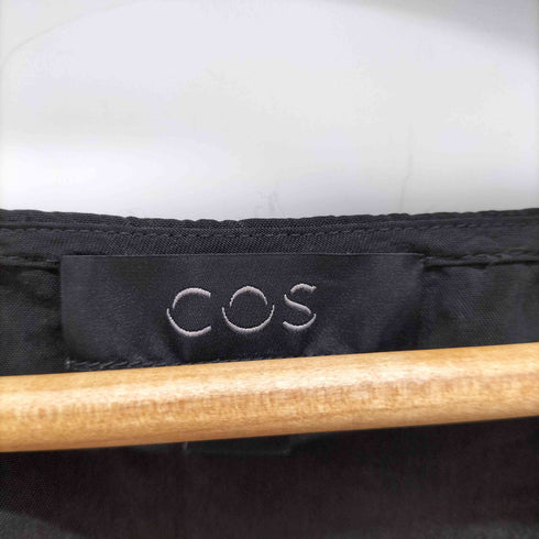 コス COS ネックデザイン 袖切替ドレープワンピース レディース EUR:40