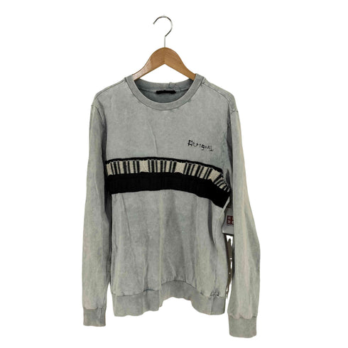 デシグアル Desigual 横装飾柄入り コットンセーター メンズ import:S