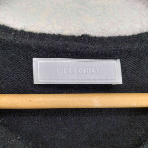 セルフォード CELFORD 24AW フラワーモチーフビジューニットプルオーバー レディース ONE SIZE