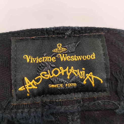 ヴィヴィアンウエストウッド アングロマニア Vivienne Westwood ANGLOMANIA Distressed Short Skirt レディース UK:28-29