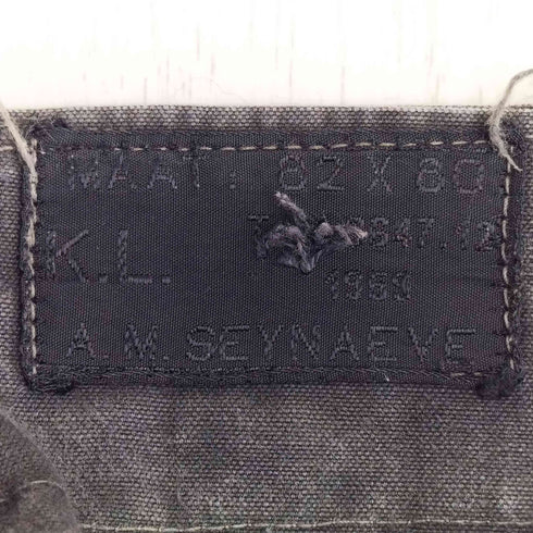 59年製 オランダ軍 DUTCH ARMY A.M.SEYNAEVE ダブルフェイスミリタリーカーゴショーツ メンズ 82×80