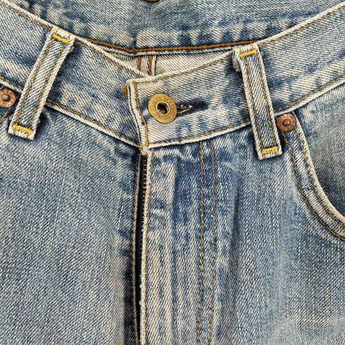リーバイス Levis 504 ボタン裏359 95年製 色落ち加工 バギーデニムパンツ メンズ 30×36