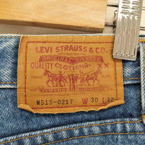 リーバイス Levis 90s 515 ジッパーフライ ストレートデニムパンツ レディース W30L32