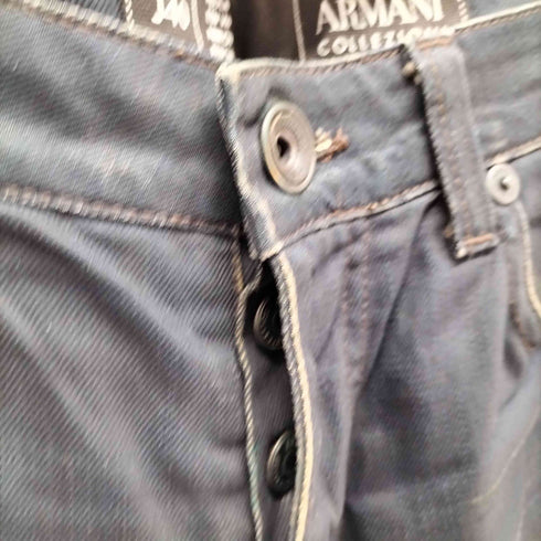 アルマーニコレツィオーニ ARMANI COLLEZIONI J40 レギュラーフィット ボタンフライデニムパンツ メンズ US:32-33