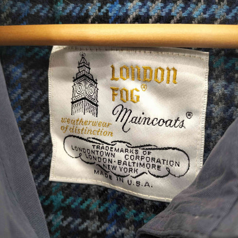 ロンドンフォグ LONDON FOG MADE IN USA ネルライナー付き ステンカラーコート メンズ 12PET