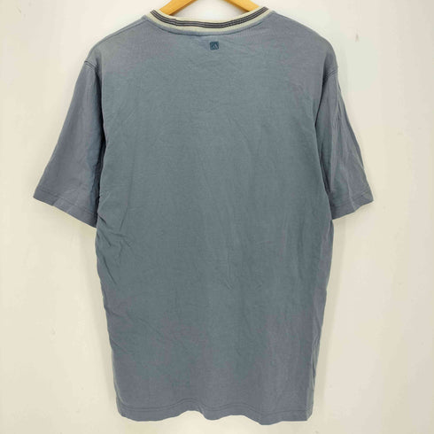 アディダス adidas 90s リブ切替 パフォーマンスロゴ ボーダー クルーネックTシャツ メンズ