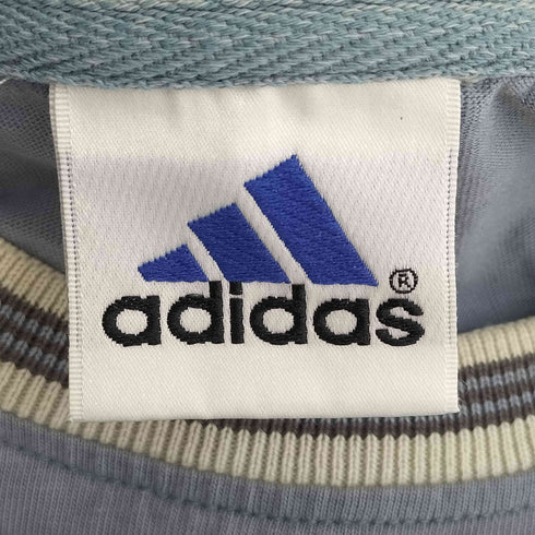 アディダス adidas 90s リブ切替 パフォーマンスロゴ ボーダー クルーネックTシャツ メンズ