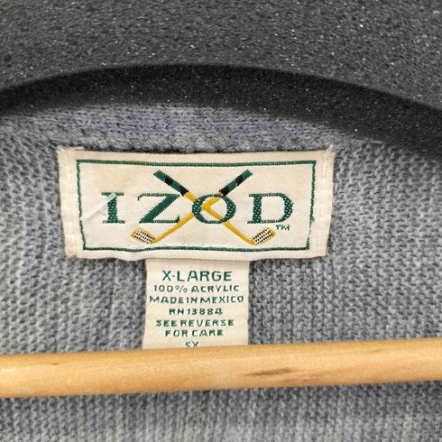 IZOD 90S アクリルカーディガン メンズ import:XL