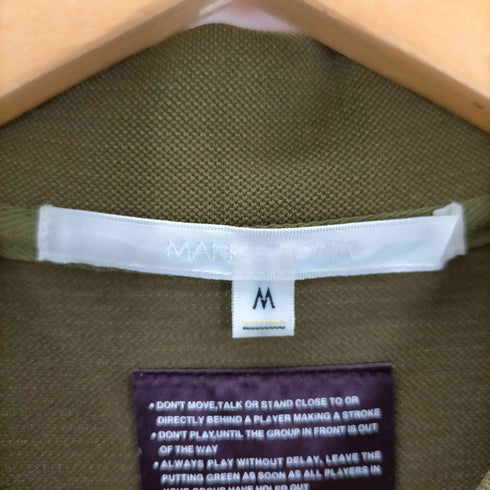 マークアンドロナ MARK&LONA フリルポロシャツ レディース import:M