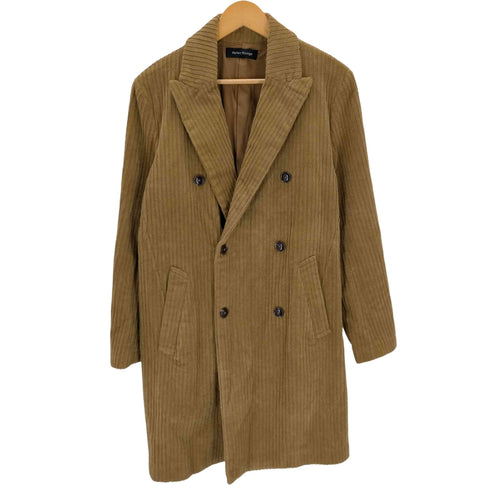 harlem rounge コーデュロイダブルチェスターコート メンズ import:L