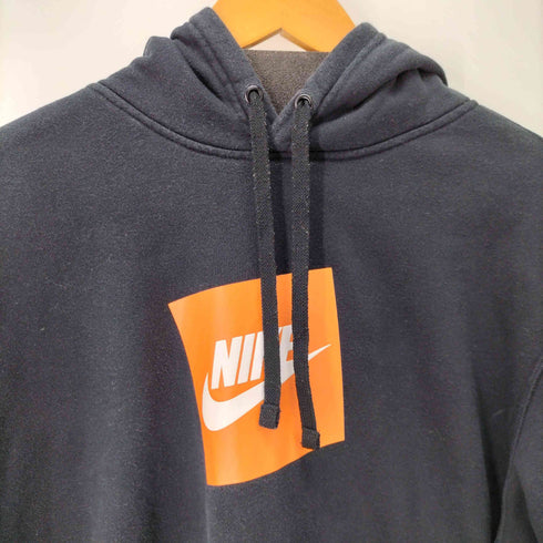 ナイキ NIKE ボックスロゴ プルオーバーパーカー メンズ XL