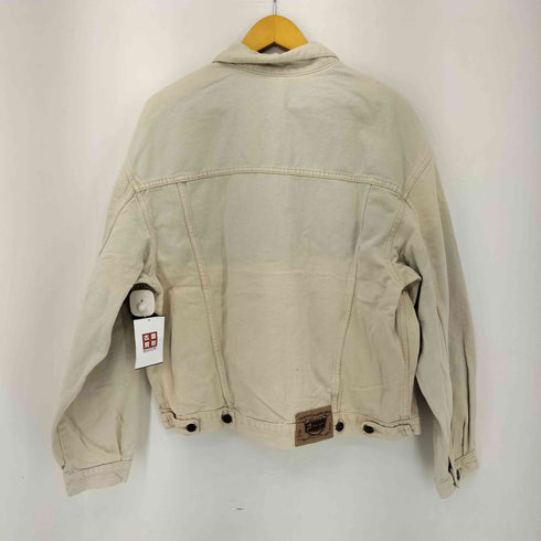 TOP LIFE ユーロ 生成り デニムトラッカージャケット メンズ import:XL