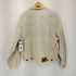 TOP LIFE ユーロ 生成り デニムトラッカージャケット メンズ import:XL