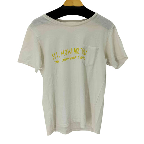 ザレターズ The Letters HI HOW ARE YOU Pocket T-shirt レディース import:S