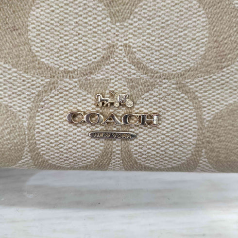 コーチ COACH ミニ スキニー ID ケース シグネチャー キャンバス レディース