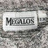 megalos USA製 総柄 ボーダー 3Dニット ビックサイズ メンズ 1X