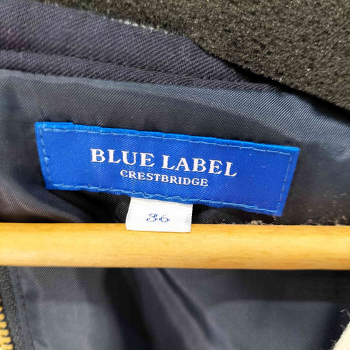 ブルーレーベルクレストブリッジ BLUE LABEL CRESTBRIDGE ベルト付きノースリーブチェックワンピース レディース 36