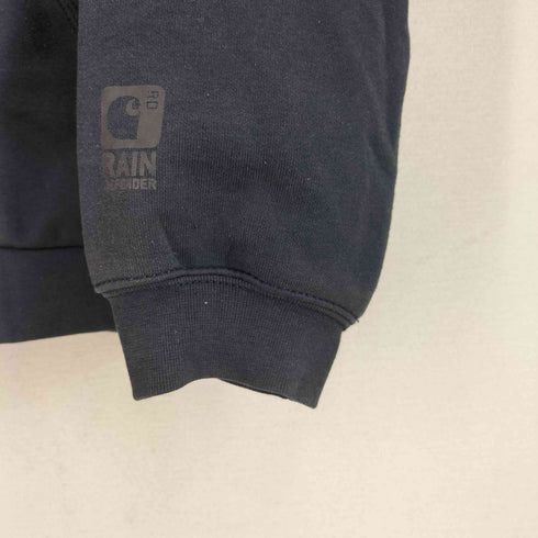 カーハート Carhartt メキシコ製 裏地メッシュ サーマル 企業ロゴ 刺繍 ジップパーカー ビックサイズ メンズ import:XL