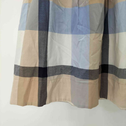 ブルーレーベルクレストブリッジ BLUE LABEL CRESTBRIDGE チェックフレアスカート レディース 36