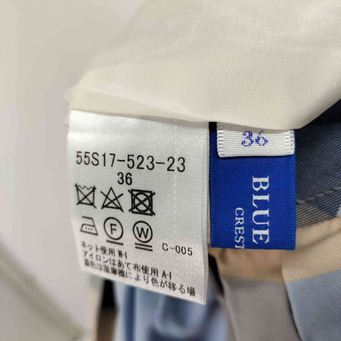 ブルーレーベルクレストブリッジ BLUE LABEL CRESTBRIDGE チェックフレアスカート レディース 36