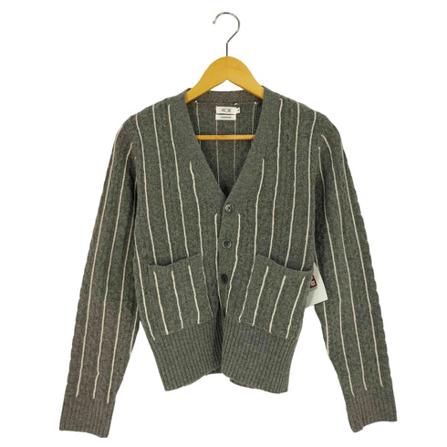 トムブラウン THOM BROWNE ストライプ ウールナイロン カーディガン メンズ JPN:S