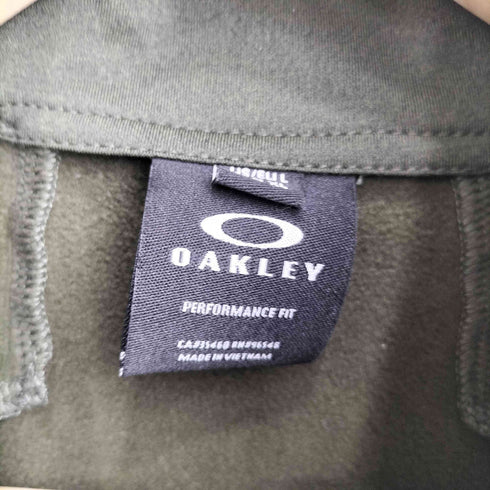 オークリー OAKLEY 20AW 裏地フリース 素材切り替え 刺繍 ゴルフ バイカラー トラックジャケット メンズ JPN:XL