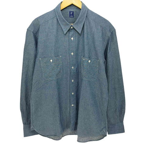 フェアファクス FAIRFAX 日本製 L/S ワークシャツ メンズ LL